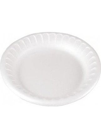 Rahmet - Foam Plate Round Large Size 100 Pieces - Image 1