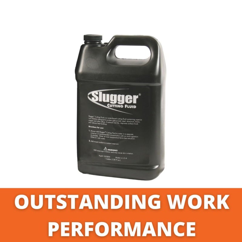 Jancy Slugger by Fein Cutting Fluid for Galvanized, Steel, Aluminum, Brass, Copper & Alloys - Extends Cutter Life, Reduces Heat and Friction, Water-Based, 1 Gallon - 64298102080 - Image 3