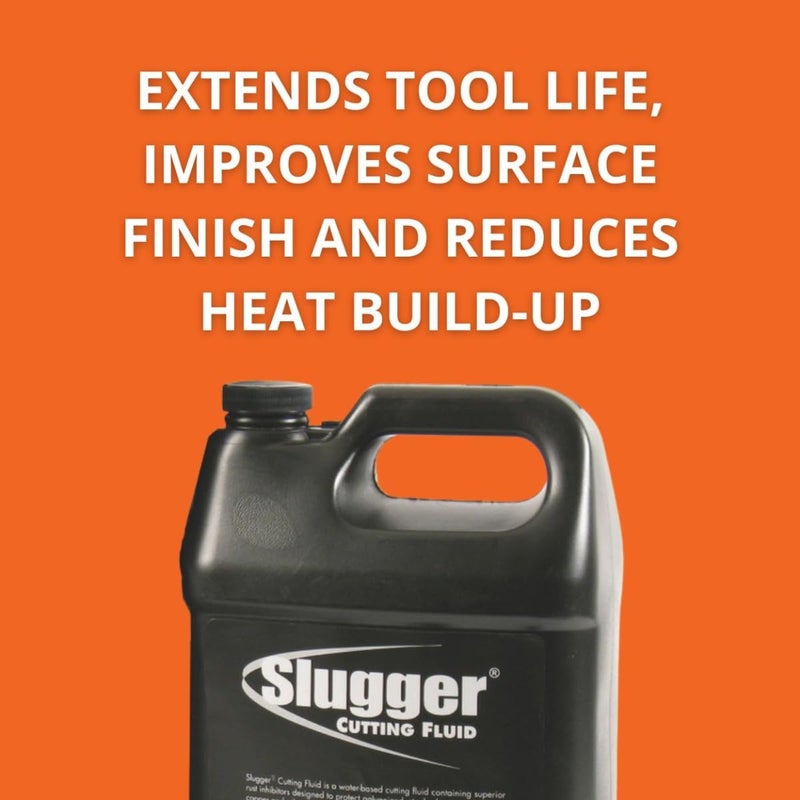 Jancy Slugger by Fein Cutting Fluid for Galvanized, Steel, Aluminum, Brass, Copper & Alloys - Extends Cutter Life, Reduces Heat and Friction, Water-Based, 1 Gallon - 64298102080 - Image 4