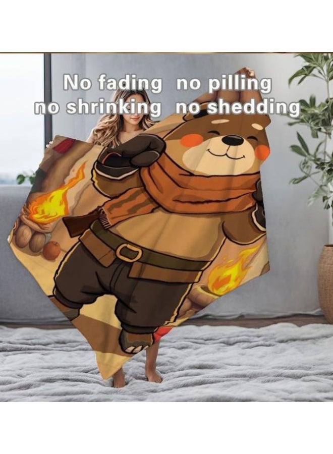 general Children's or student cartoon flannel thin blanket (warm and comfortable, suitable for sleep, games) 100cm*150cm - 122 - Image 5