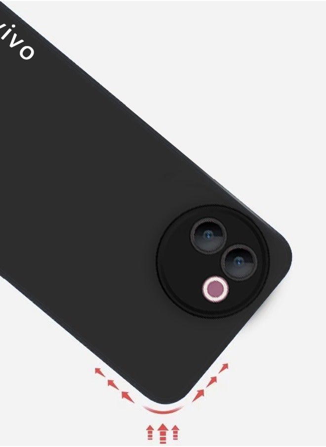 Protective Case Cover For vivo V30e 5G Black Environmentally Friendly and Harmless Upgrade Materials