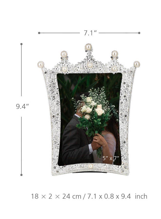 NIBEMINENT Handmade Decorative Photo Frame Silver 25.00x2.50x15.49centimeter  - Image 4