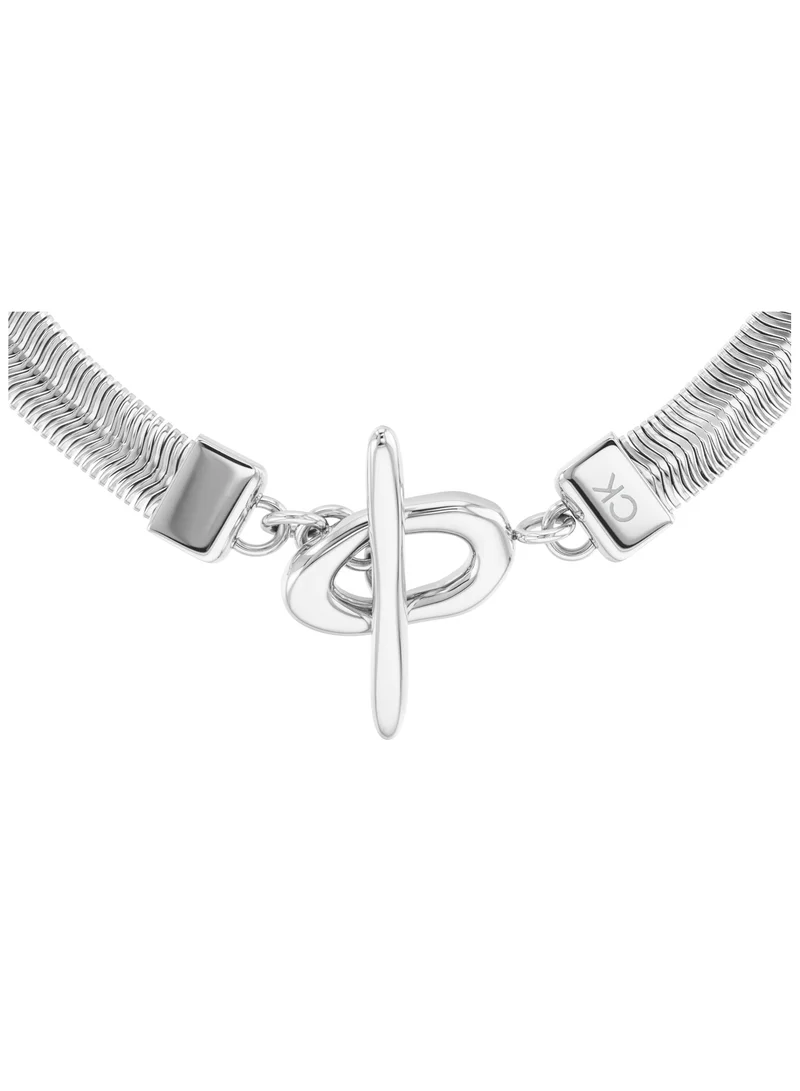 كالفن كلاين Women's Silver Chain Bracelets - 35000594