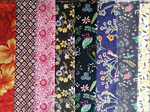 Bbrand 50pcs 10 x 10 inches Cotton Fabric Bundle Squares for Quilting Sewing, Precut Fabric Squares for Craft Patchwork - Image 3