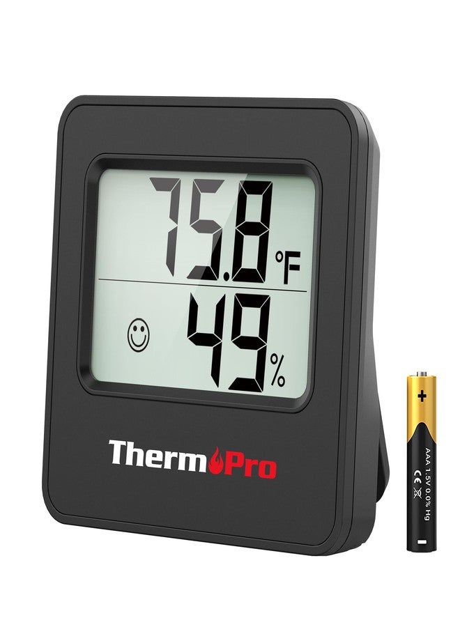 ThermoPro TP157 Hygrometer Indoor Thermometer for Home, Room Thermometer Humidity Meter with Accurate Temperature Humidity Sensor for Greenhouse Baby Room Office-1 Pack - Image 1