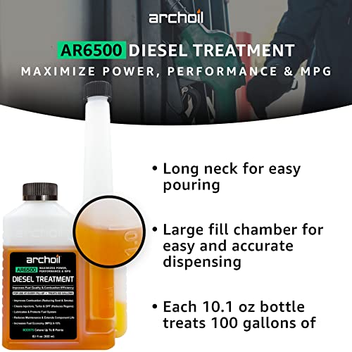 Archoil AR6500 Diesel Treatment (10.1 oz) - Four Pack - Treats 400 Gallons - Additive for All Diesel Vehicles - Image 4