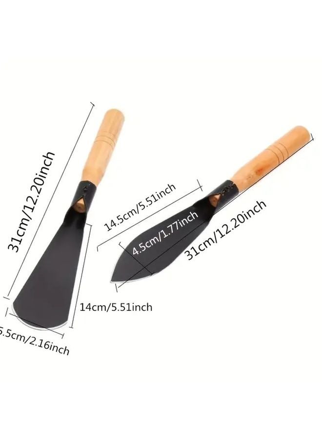 مجرفة حدائق متعددة الاستخدامات للشعر القصير لتقليب التربة وإزالة الأعشاب في الهواء الطلق - Image 4