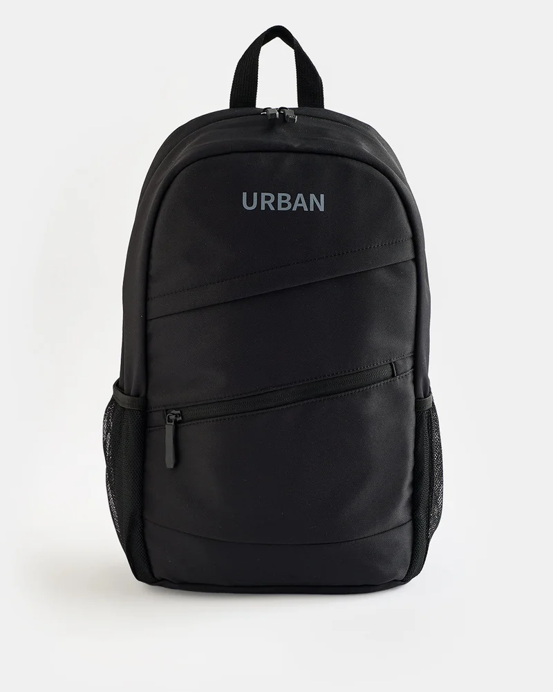 Redtag Men Black Backpack