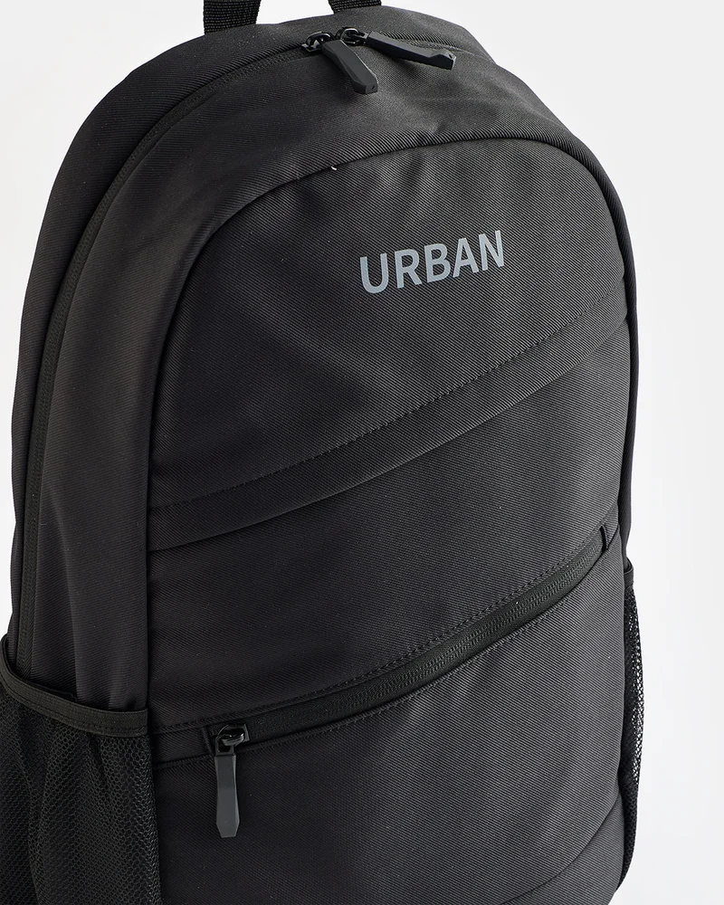 Redtag Men Black Backpack