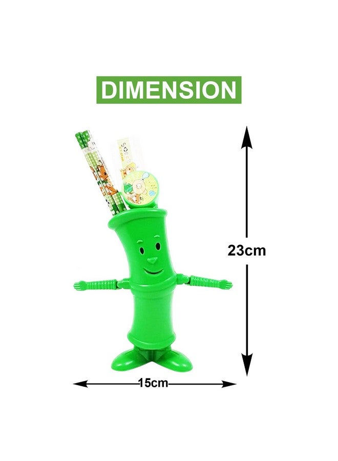 فنبلاست مجموعة أدوات فن بلاست - مجموعة أدوات مكتبية للأطفال، هدية إرجاع للأطفال، أولاد وبنات (أخضر) - Image 2