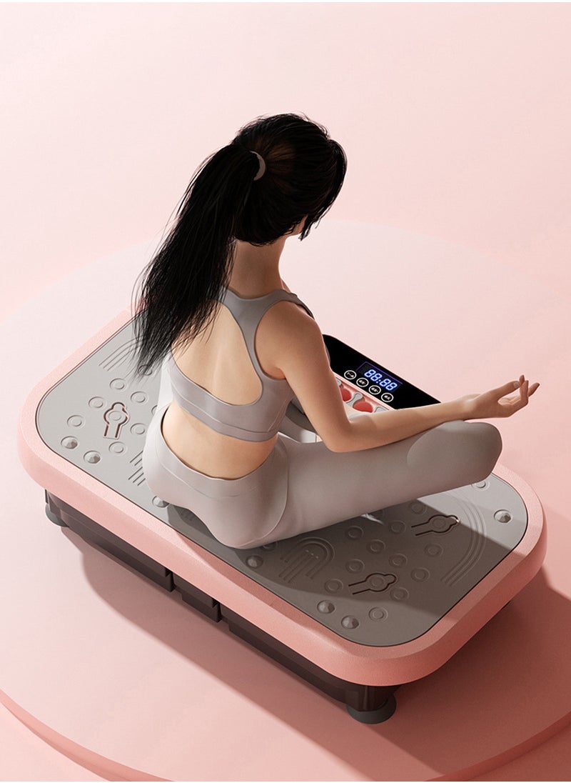 ETG - Vibration Plate Fitness Platform Exercise Machine Vibrating Shaking Full Body Shaker Workout Power Waver Vibrate Stand Shake Board Sport Gym for Weight Loss Fat Burner for Women Men - Image 1