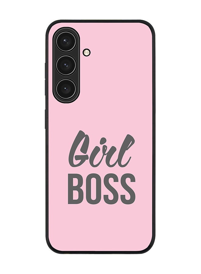 Stylizedd For Samsung Galaxy S25+ / S25 Plus 5G Case,Slim fit Camera Protection, Shockproof Thin Phone cover  - Girl Boss (Pink) - Image 1