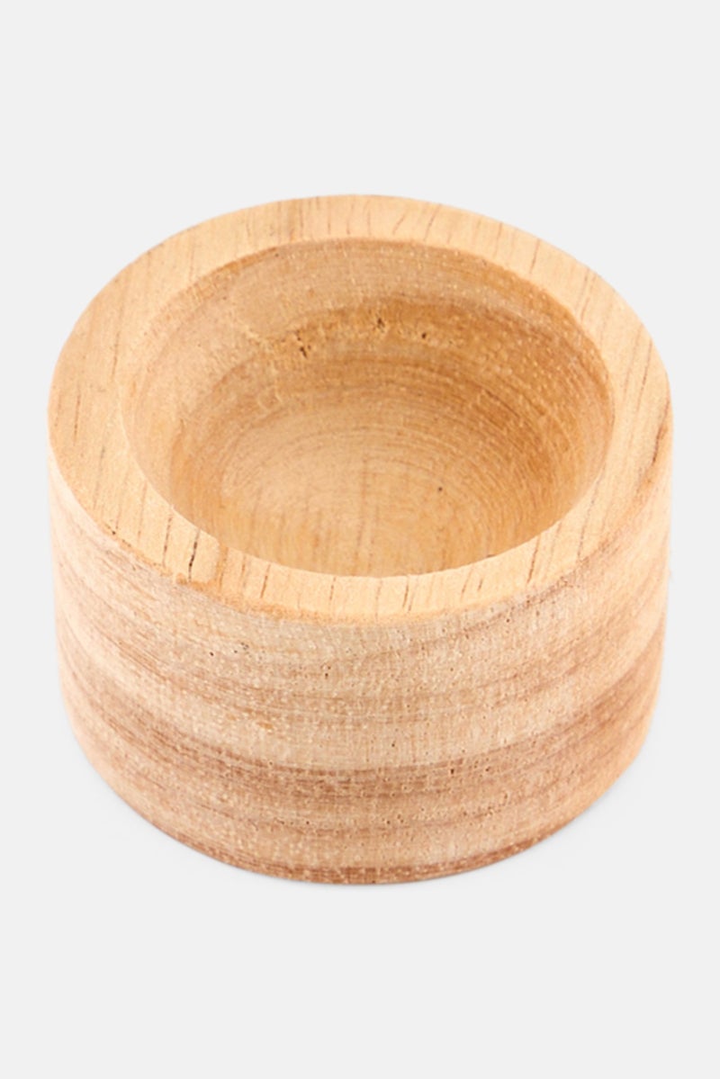 Muy Mucho Wooded Egg Holder, Tan  - Image 2