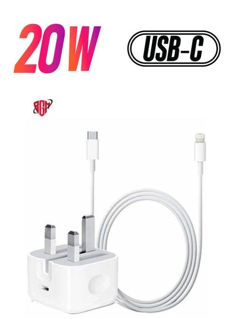 Fast Charging USB C Power Adapter 20W For iPhone 12 Pro11 Pro Max/X XR XS Max, iPad Pro