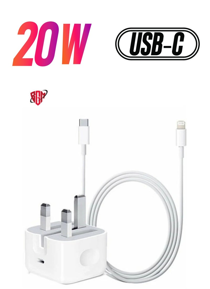 Fast Charging USB C Power Adapter 20W For iPhone 12 Pro11 Pro Max/X XR XS Max, iPad Pro