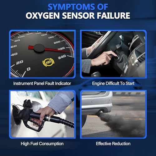 Maxfavor Upstream Downstream O2 Oxygen Sensor Replacement for 2008-2014 Cadillac Escalade,for Chevy Avalanche Silverado Suburban 1500,for GMC Sierra 1500 Yukon 02 Sensor 234-4668 x2 234-4256 x2 - Image 5