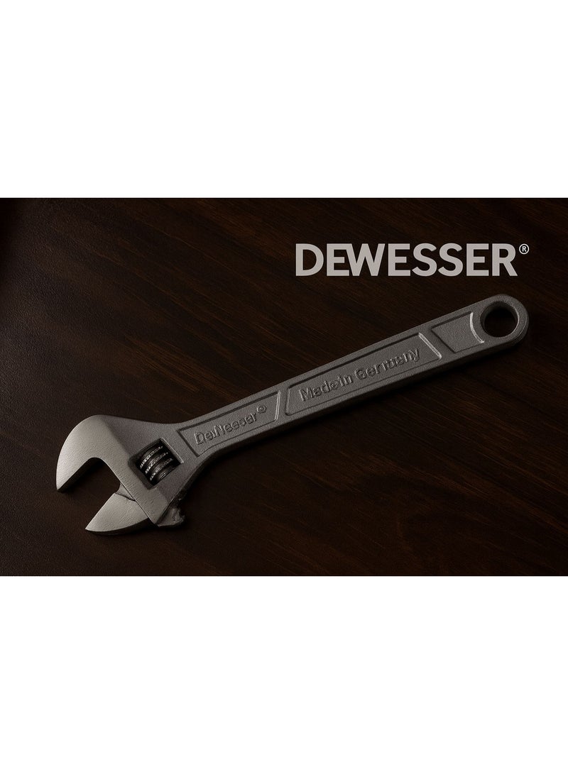 DeWesser .	DEWESSER Adjustable Wrench – Premium German Quality Tool for Workshops & Maintenance - Image 2