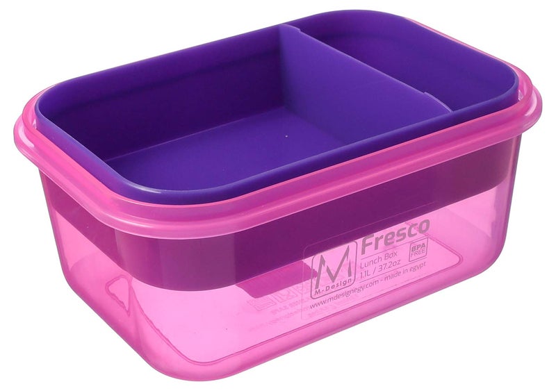 m-design M design lunch box, 1.1 liter - pink and purple - Image 2