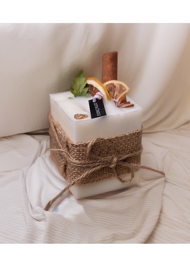 Arabic style, cinnamon orange slice scented candle - Image 2