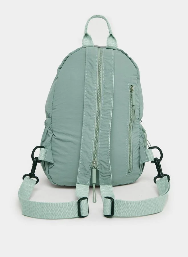 Styli  Women Light Blue Buckle Strap Backpack for Women | Best Price UAE