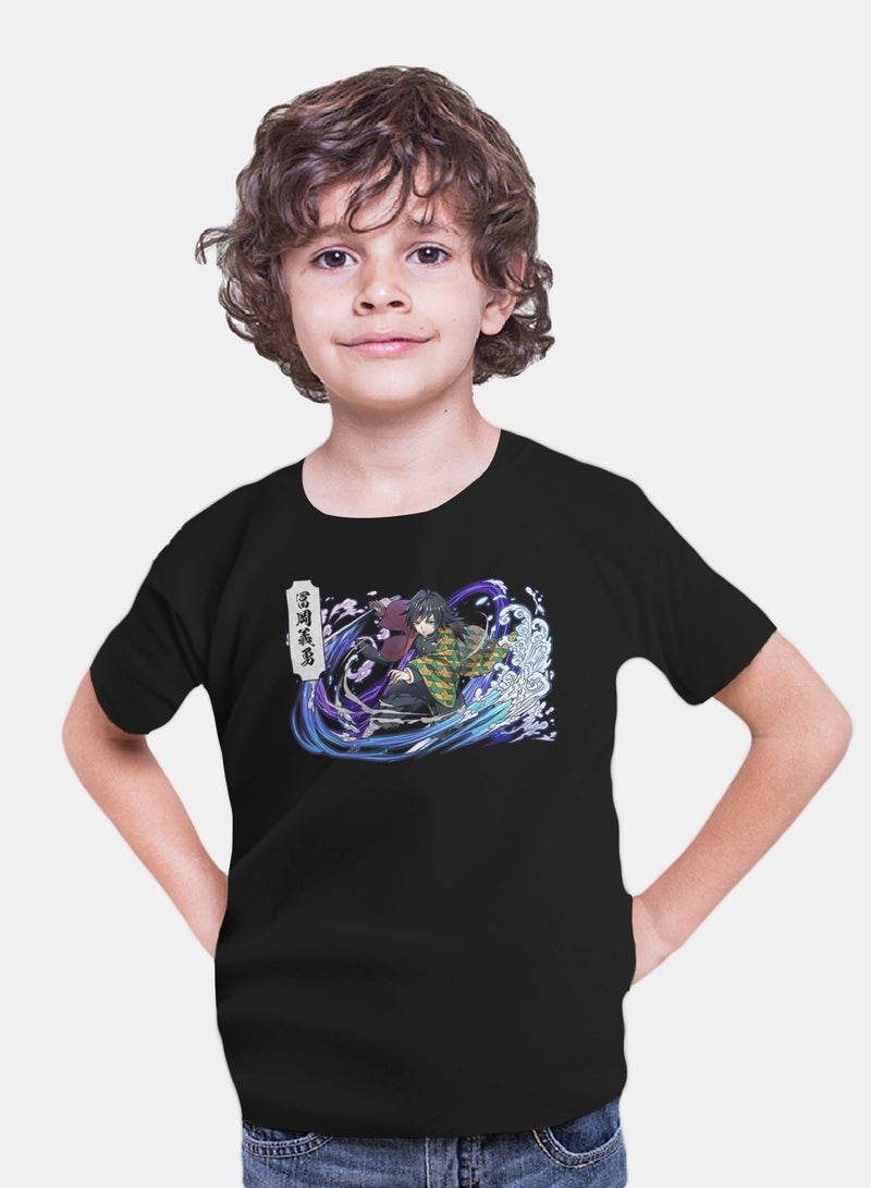 Fashion World Cotton T-shirt Printed with High-quality Anime Demon Slayer - Image 1
