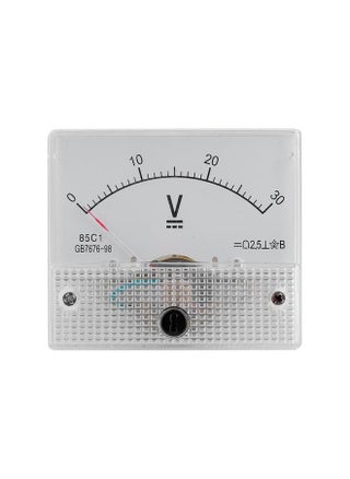DC 0-30V DC Analog 85C1 Current Voltmeter Voltage 2.5 Accuracy Voltage Analog Voltmeter Panel - pzsku/Z8BD7540C7E106AD2C441Z/45/1746225787/35e1b684-6212-4a38-80f0-7fb755a9a82b