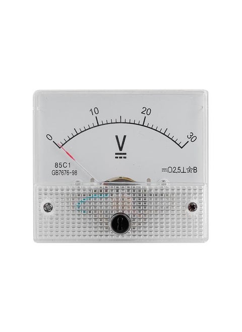 DC 0-30V DC Analog 85C1 Current Voltmeter Voltage 2.5 Accuracy Voltage Analog Voltmeter Panel