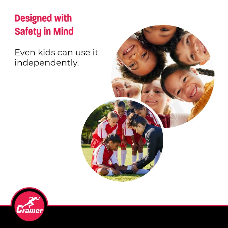 Cramer Athletic Training Supplies, Shark Tape Cutter & Remover Liquid for Adhesive Removal, Safe Edge Scissors, Bandage Shears & Solution to Safely Remove Athletic Tape, Standard Tape Cutter - Image 4