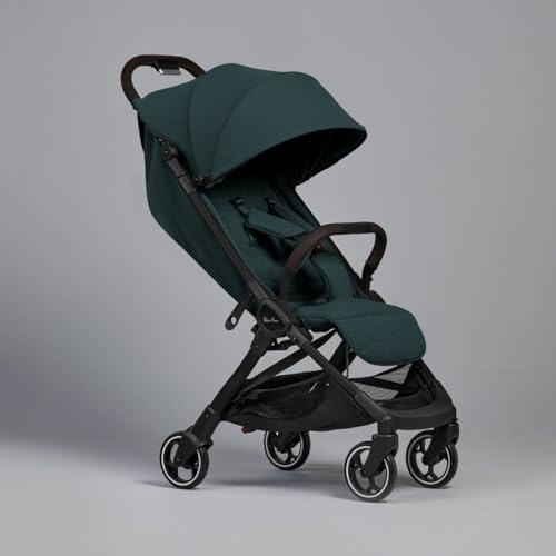 Silver Cross Clic Compact Stroller – Lightweight Travel Stroller for Newborn to Toddler (Birth to 55 lbs), One-Hand Fold, Lie-Flat Seat, Airplane Cabin Approved, UPF50+ Canopy (Conifer) - Image 3