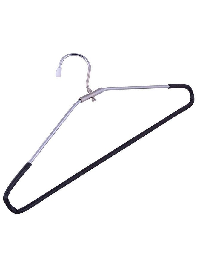 ROLLYWARE™ Premium Steel Cloth Hanger India's First Unique Design Premium Stainless Steel Hanger with Lower Band Lock - Wardrobe, Sarees, Pants, Scarfs & Other Clothes (Set of 6) - Image 4