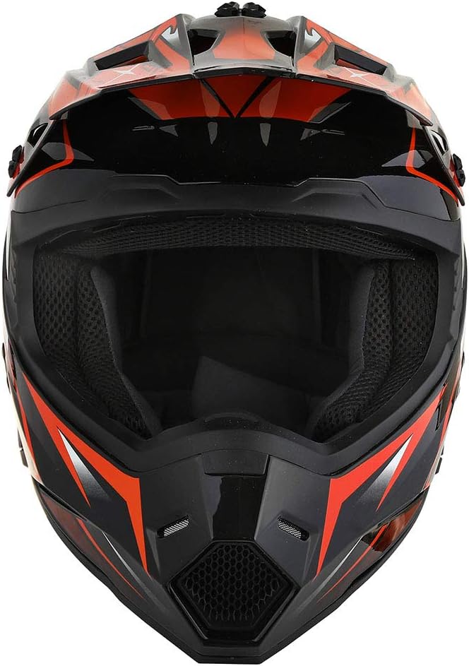 1Storm خوذة موتوكروس للكبار 1Storm BMX MX ATV خوذة دراجة نارية بأسلوب سباق HF801 - Image 4