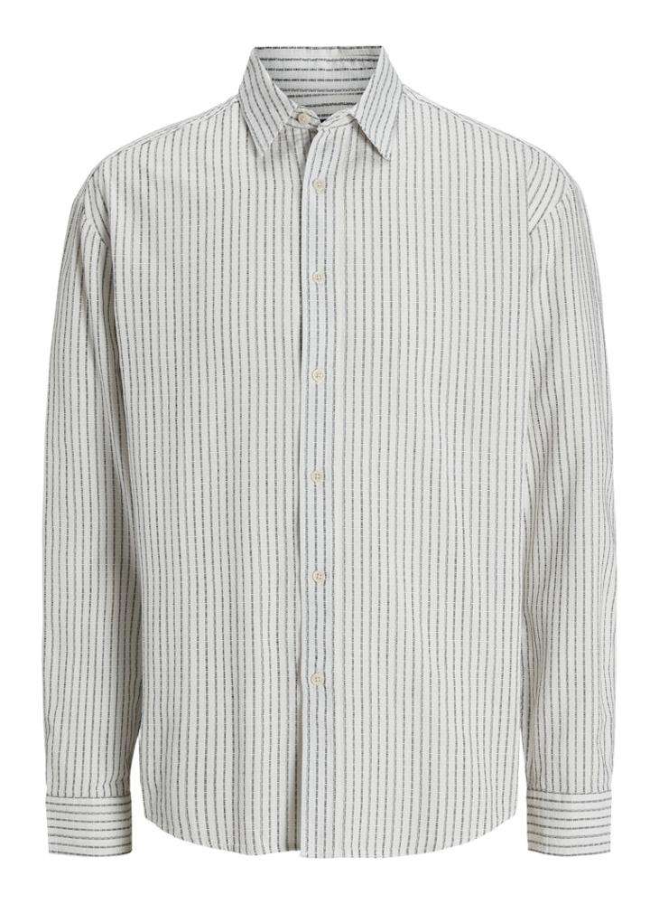 JACK & JONES - Jorjames Split Stripe Regular Fit Shirt - Image 1