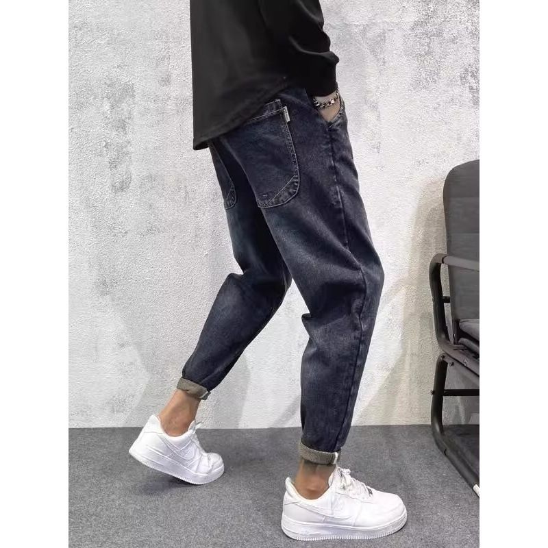 Men's Jeans Summer Letter Print Hip-Hop High Street Denim - Image 3