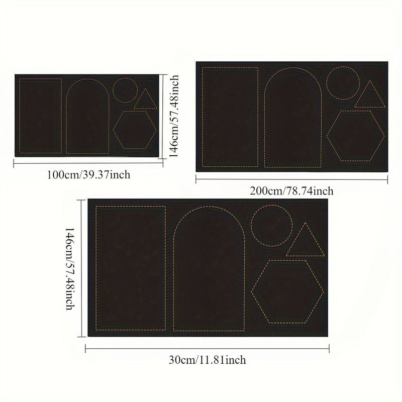 Blackout Curtain 57 48x39 37 Inch Portable No Drill Window Shade For Travel RV Bedroom Sleep - Image 2