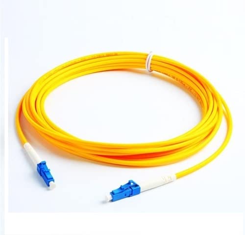 Hanutech LC/PC-LC/PC Single Mode Simplex 5 Meter Fiber Optic Patch Cord Optical Fiber Cables (5 Meter) - Image 5