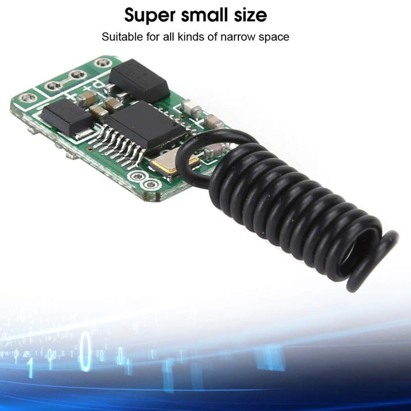 وحدة تحكم لاسلكي 433MHz مفتاح تحكم عن بعد 12 فولت تيار مستمر مع وضعي القفل الذاتي والتشابك - Image 4