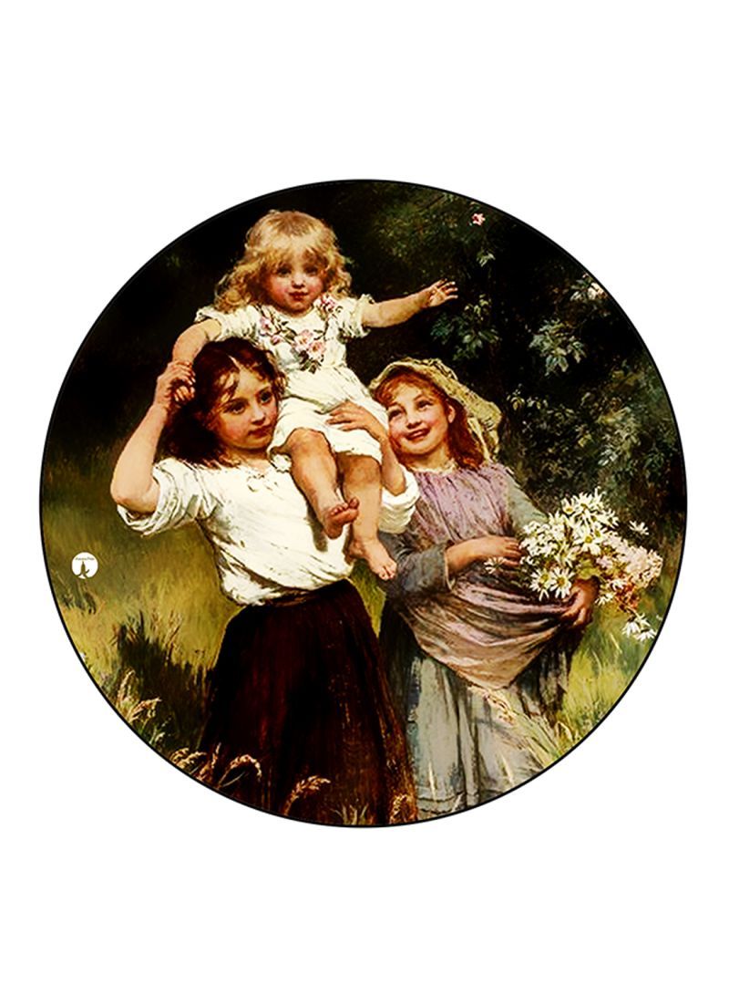RKN Vintage Art Printed Mouse Pad Multicolour