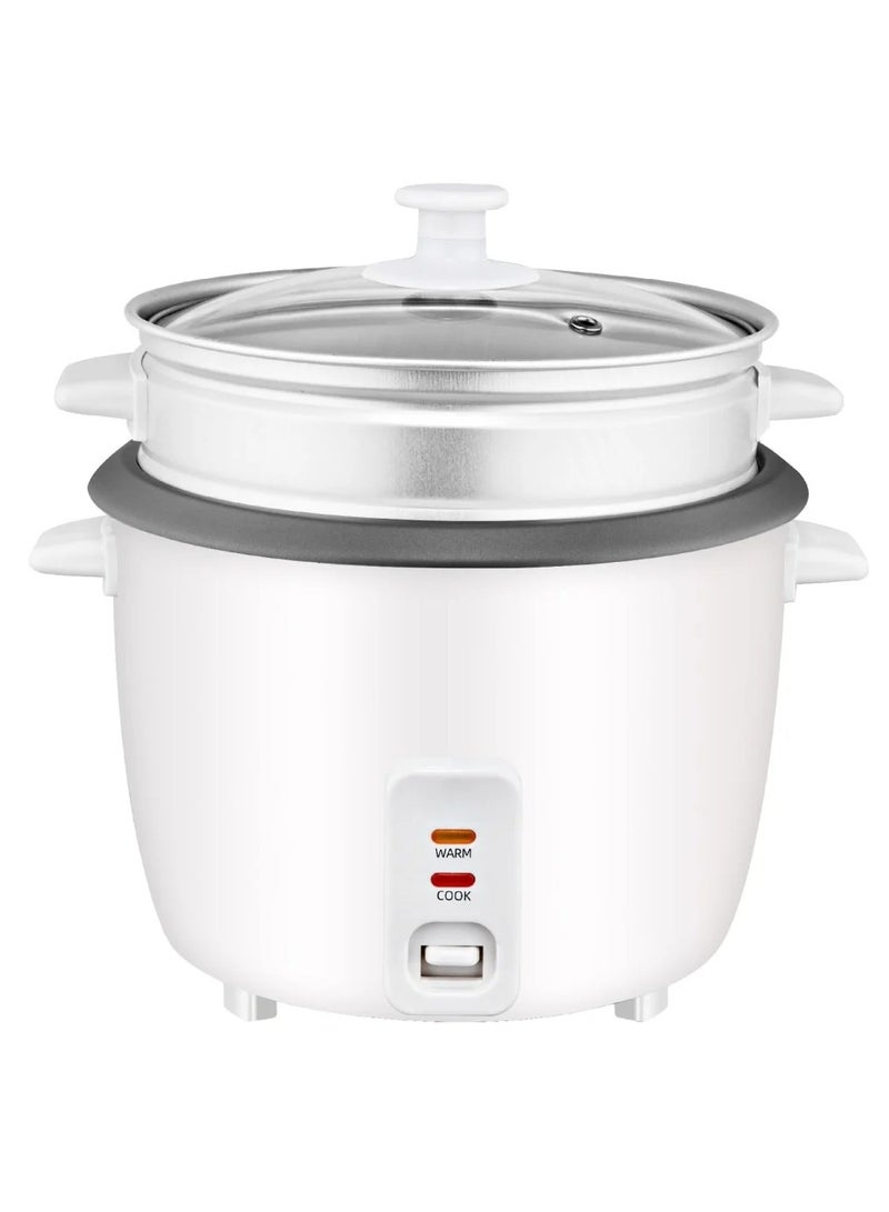 بريمو بلس جهاز طهي الارز، سعة 1 لتر، 400واط، مع وعاء غير لاصق قابل للإزالة، وصينية تبخير، وغطاء زجاجي، وتصميم بارد الملمس، ووظيفة التسخين التلقائي، ومؤشر مستوى الماء - Image 5