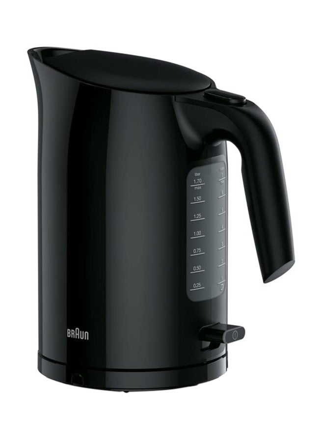 براون غلاية كهربائية سعة 1.7 لتر 1.7 L 3000 W 8021098773173 أسود - Image 1