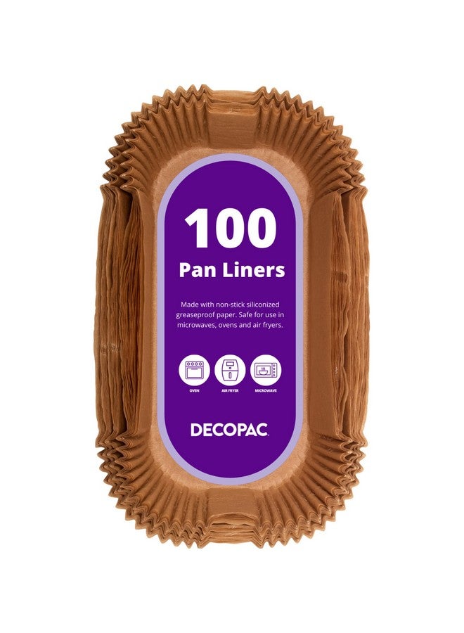 DecoPac 2Lb Loaf Pan Liners, 100 Pack, Non-Stick Siliconized Greaseproof Paper, Baking Liner For Baking Bread, Cakes, Banana Bread, Parchment Paper, Air Fryer Liner - Image 3