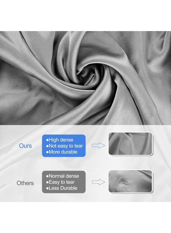 Zelimun Satin Pillowcase for Contour Memory Foam Pillows, 24" x 14" x 5.1"/3.5" Cervical Pillow Case, Soft Pillow Cover for Sleeping Pillows (Champagne) - Image 5