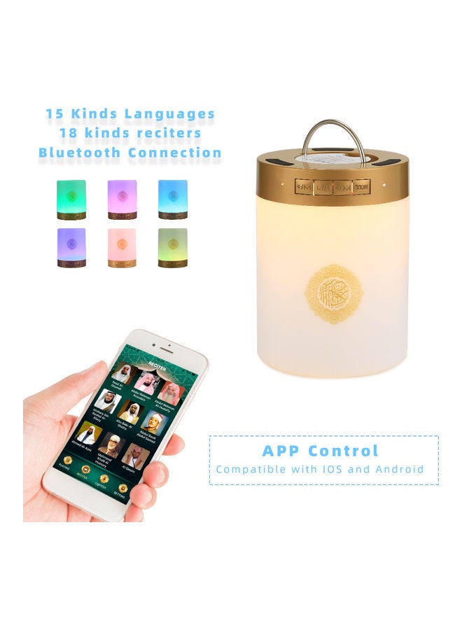 Achas New Quran Portable Touch Speaker Bluetooth LED Lamp colorful APP Control multicolour - Image 2