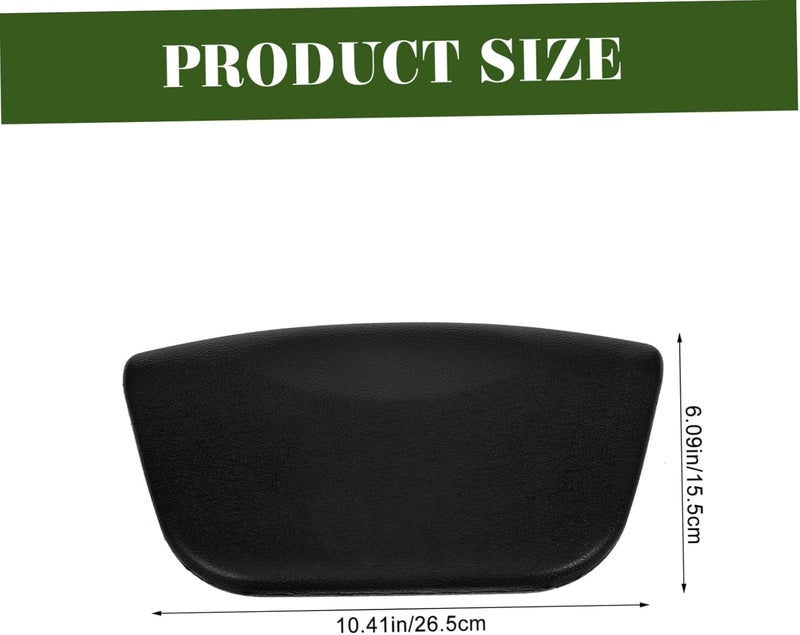 Detachable PU Bath Pillow for Bathtub Ergonomic Neck and Head Support with Strong Suction Cups Comfortable Spa Cushion for Relaxation and Lower for Use - Image 2