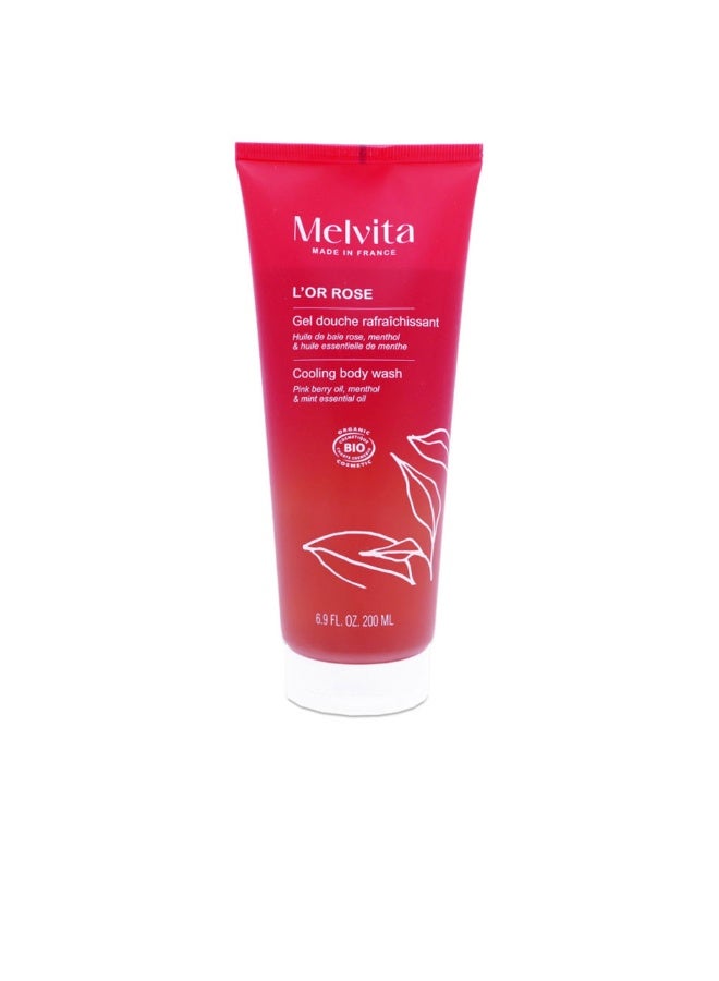 Melvita L’Or Rose Refreshing Shower Gel 200ml - Image 1
