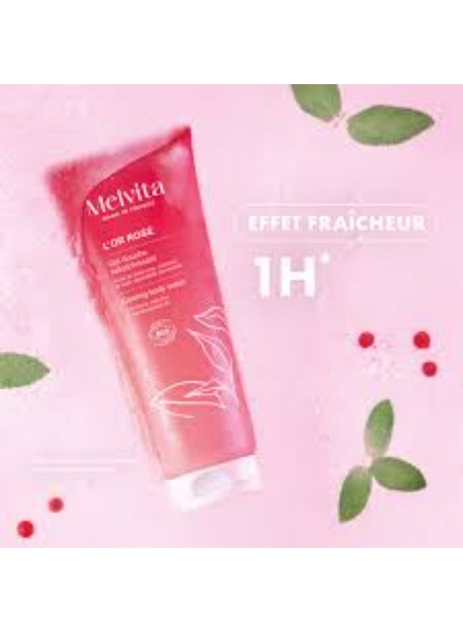 Melvita L’Or Rose Refreshing Shower Gel 200ml - Image 3
