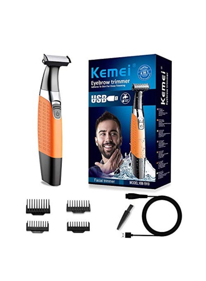 كيم ماكينة حلاقة كهربائية كيمي، برتقالية - Image 2