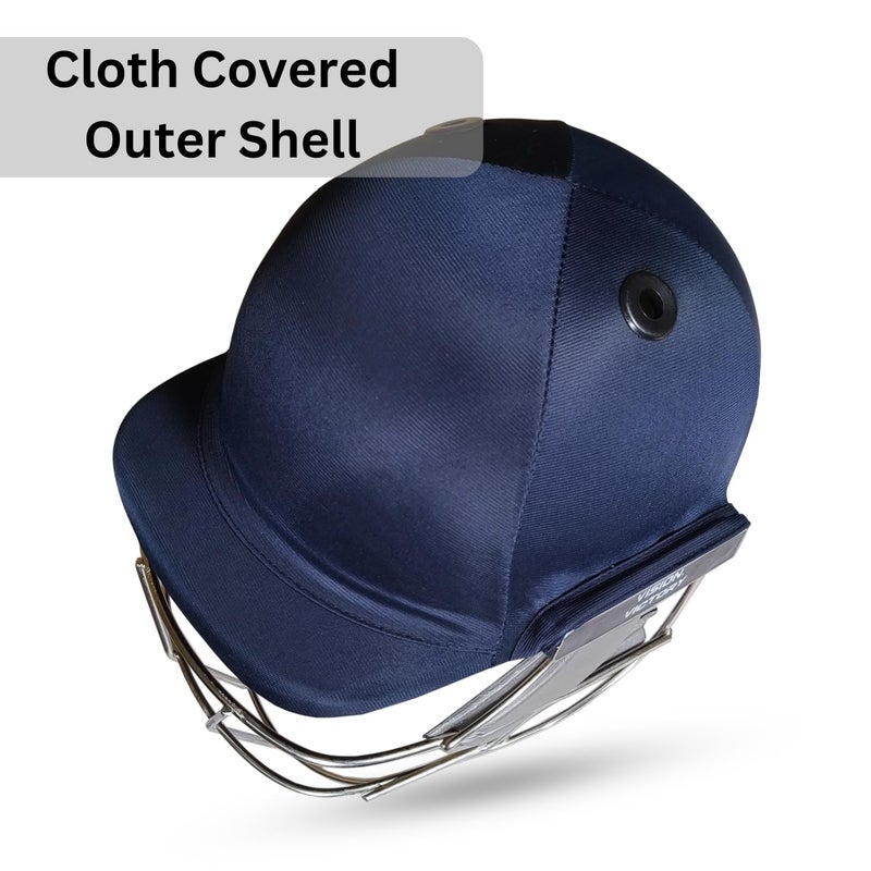 Prokick Shadow Cricket Helmet with Stainless Steel Grill | Lightweight, Comfortable Head Protection for Cricket | Head Fit Adjuster| Adjustable Straps | Comfortable Fit | Better Visibility (Navy - L) - Image 5