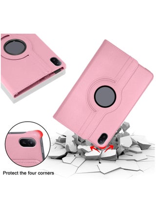 Compatible with Huawei Matepad SE 11 inch Case Cover 2024 Full Coverage Leather PU Flip Case with Rotating Folding Stand Cover Rugged with Auto Sleep/Wake (Pink, 11") - view 4