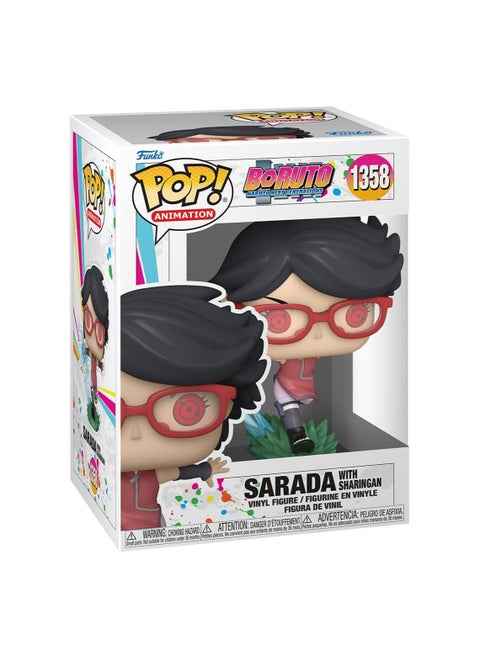 Funko Pop Animation Boruto Sarada Uchiha With Sharingan  Boruto Naruto Next Generations Collectable Vinyl Figure