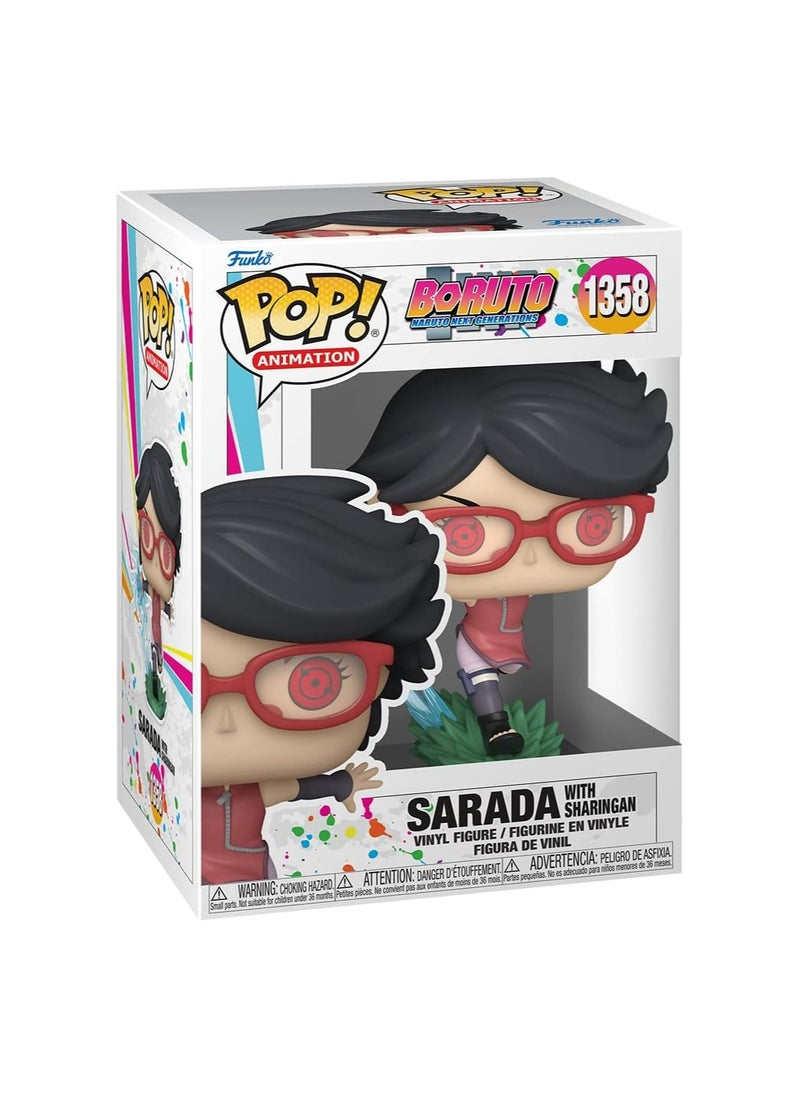 Funko Pop Animation Boruto Sarada Uchiha With Sharingan  Boruto Naruto Next Generations Collectable Vinyl Figure